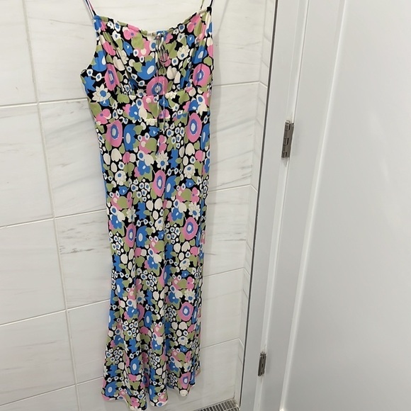 Rixo | NWT Maeve Floral Print Crepe Maxi Dress - Size UK 10/US 6 - Picture 6 of 10
